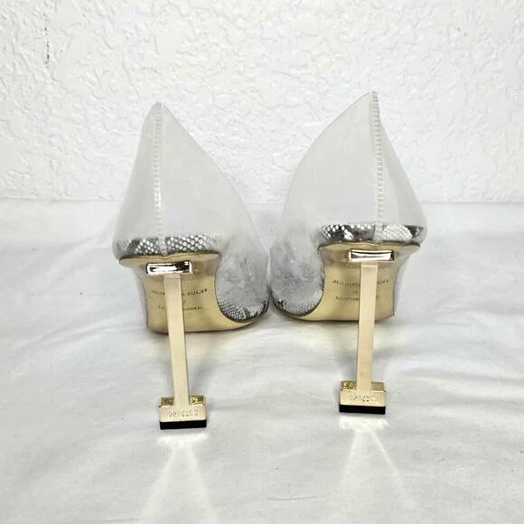 Jessica Rich Women's So Fancy Tall Sandal Pump in Snake Size 10 (40) - Picture 3 of 5